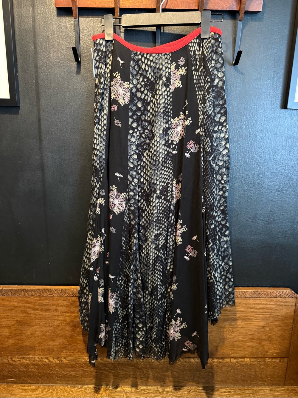 Free People “Black Comb” Skirt